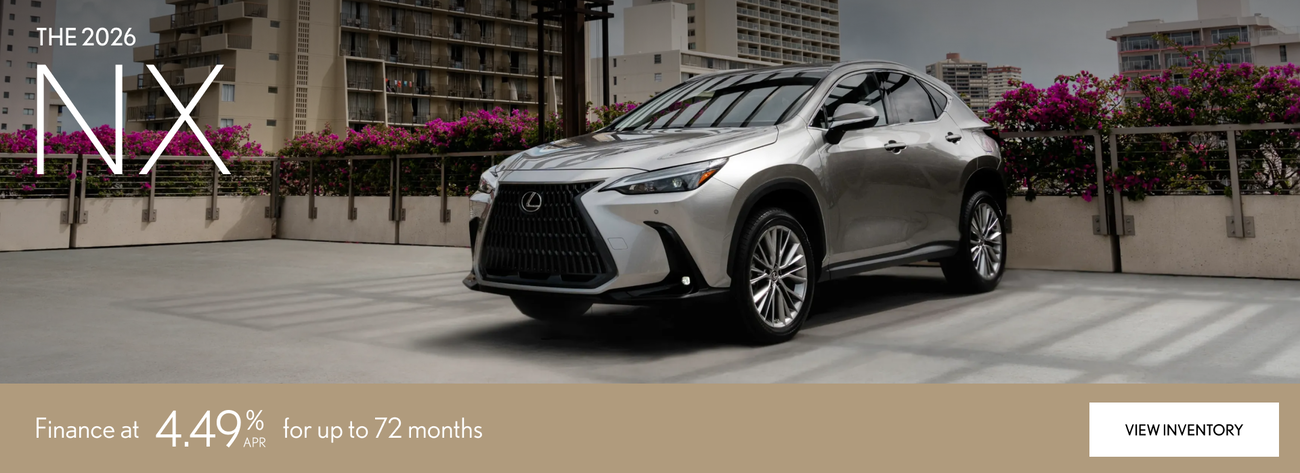 The 2026 NX. Finance at 4.49% for up to 72 Months.